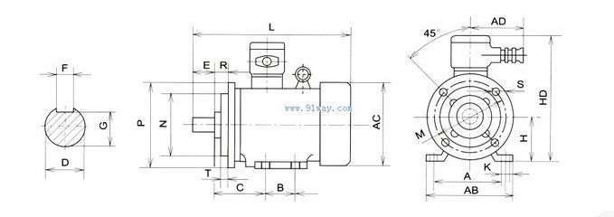 YB2系列隔爆型三相異步電動機(jī) 安全與效能兼?zhèn)涞墓I(yè)動力核心